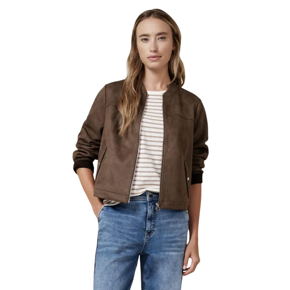 Bomber en polyester marron Street One