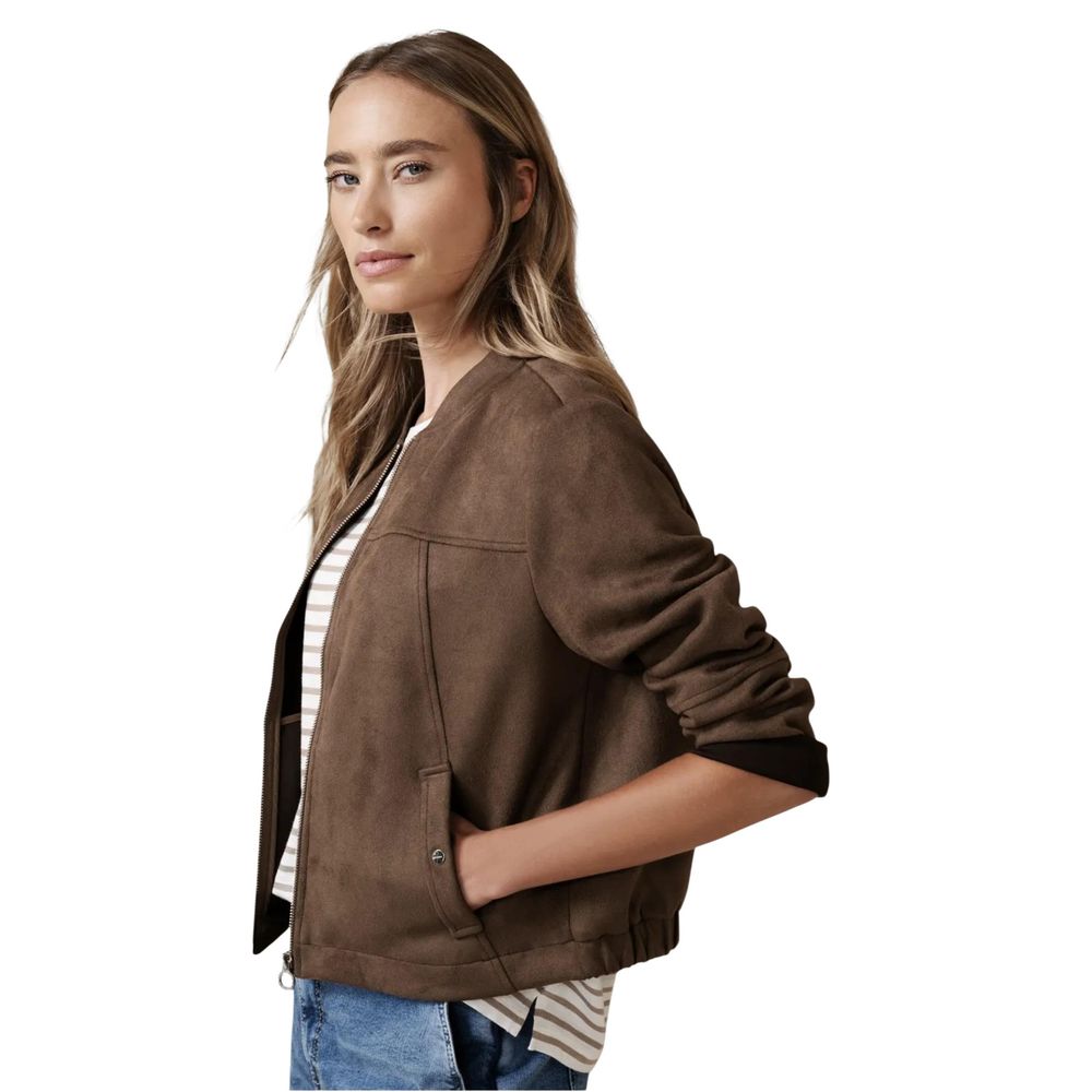 Bomber en polyester marron Street One