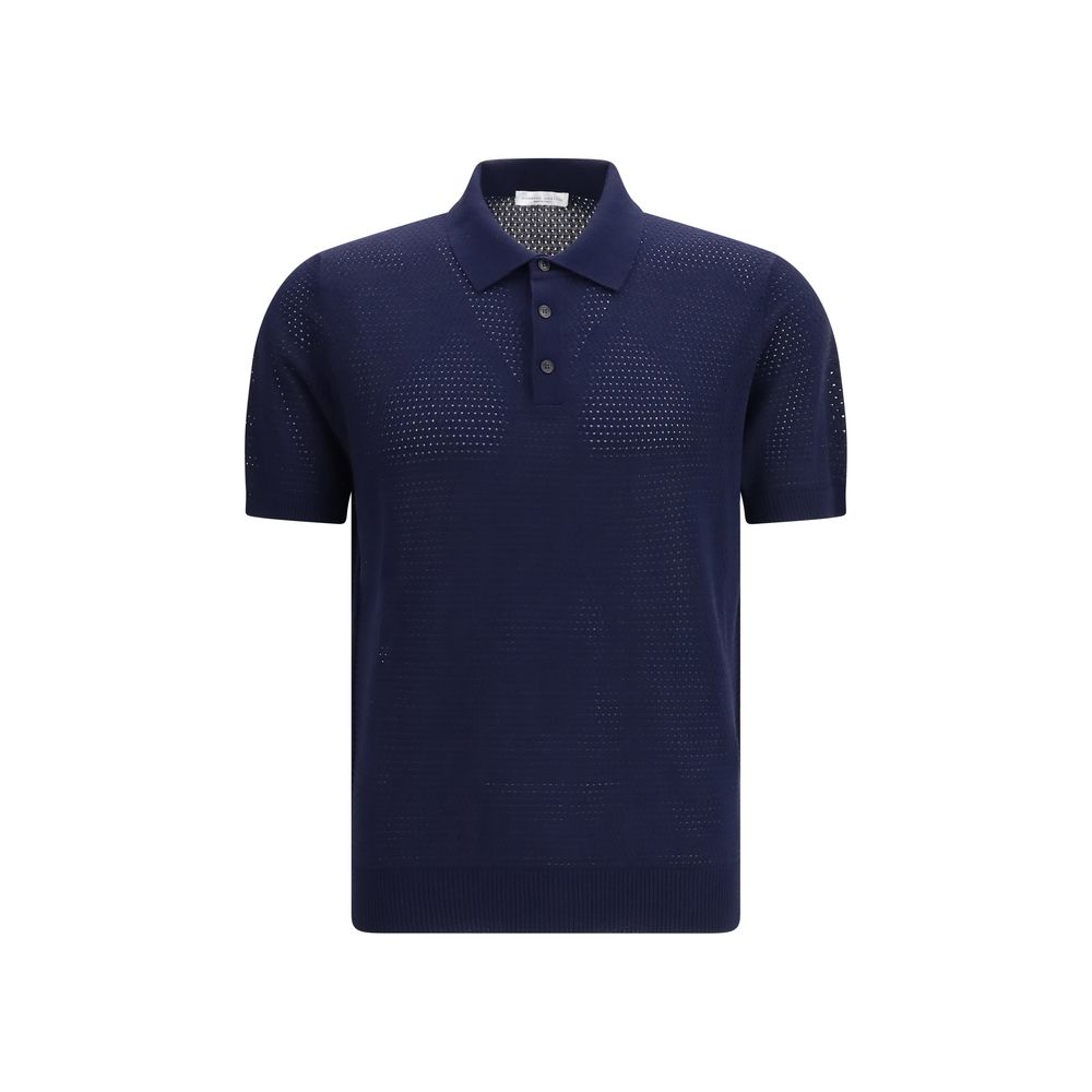 Roberto Collina Blue Polo Shirt for Men