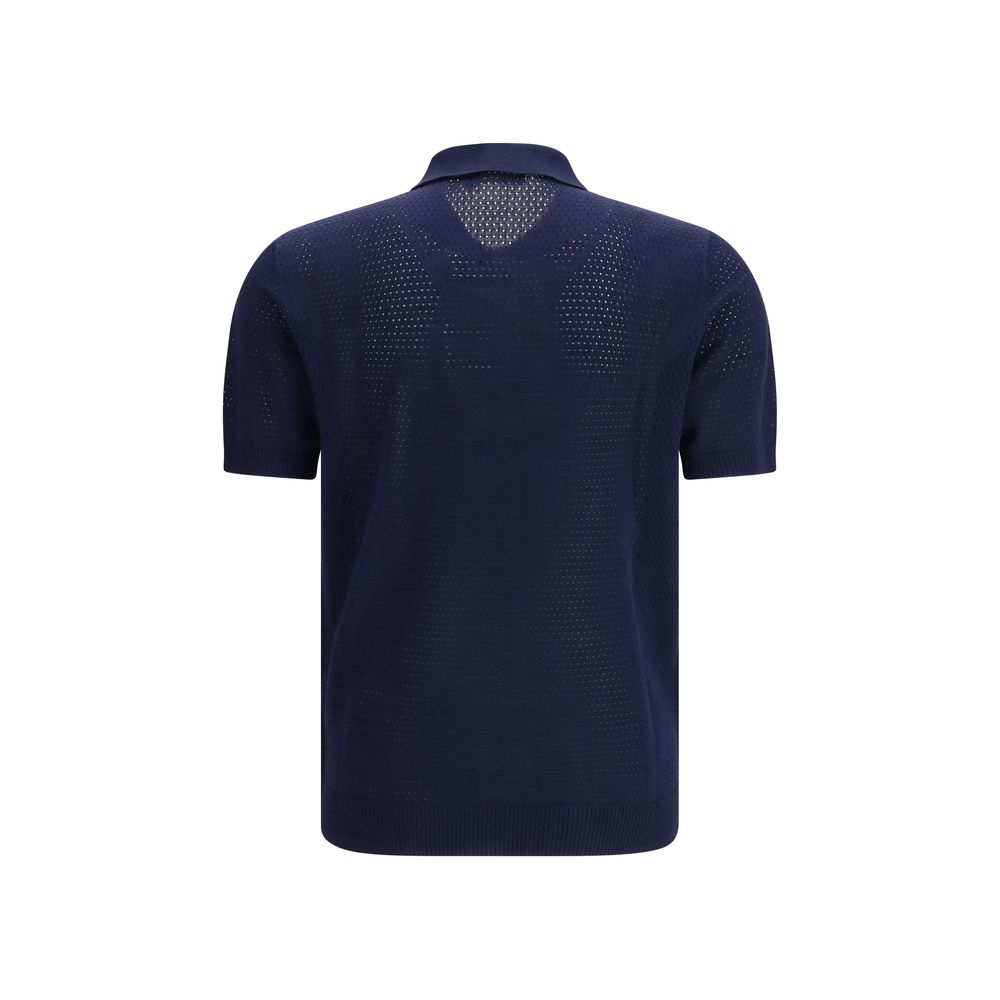 Roberto Collina Blue Polo Shirt for Men alternate view