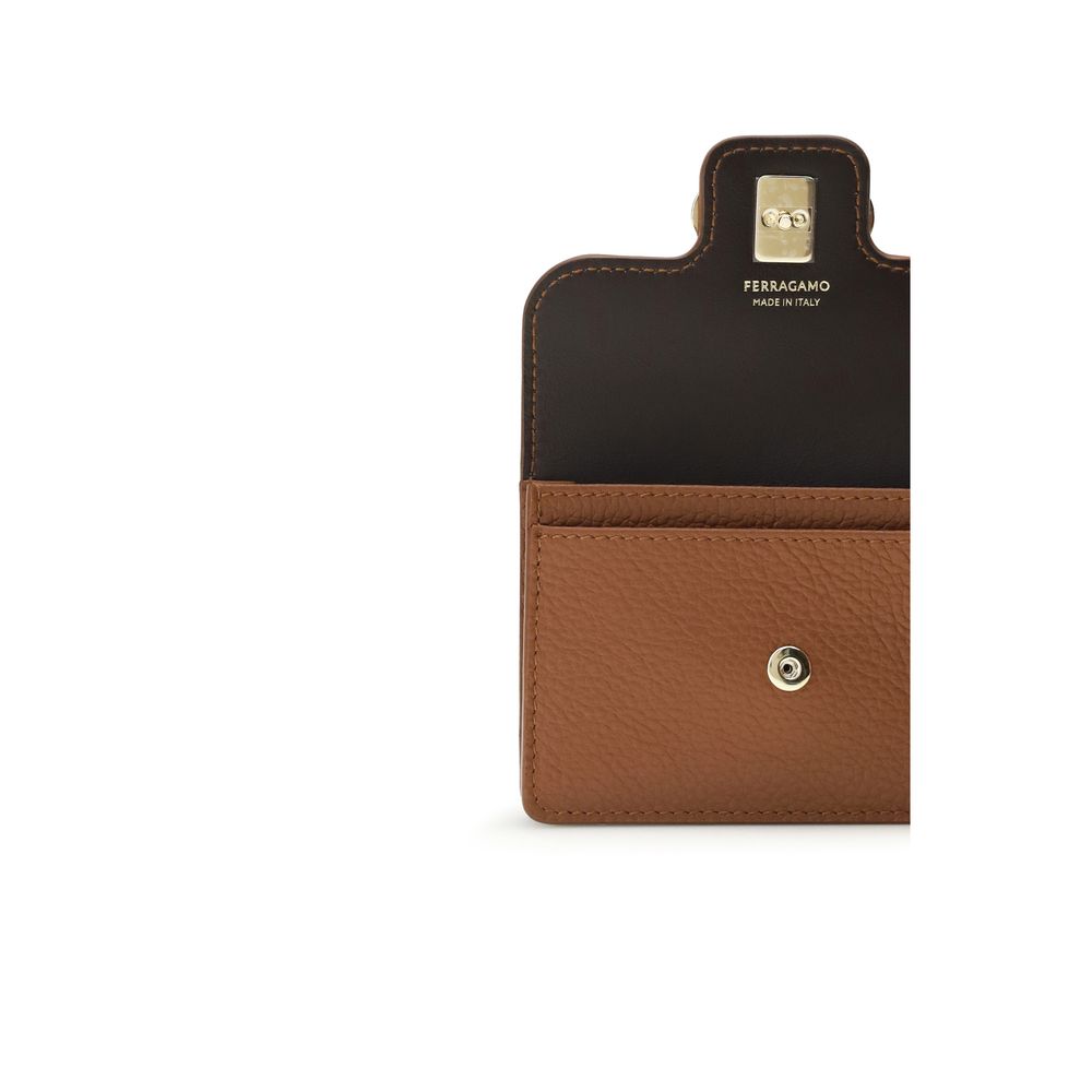 Ferragamo Brown Wallet for Women detail view