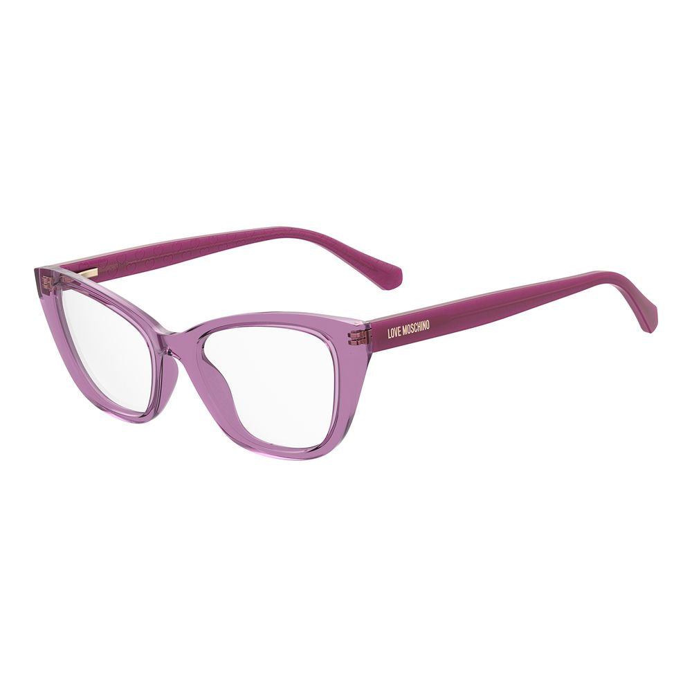 Love Moschino Purple Glasses Frames for Women