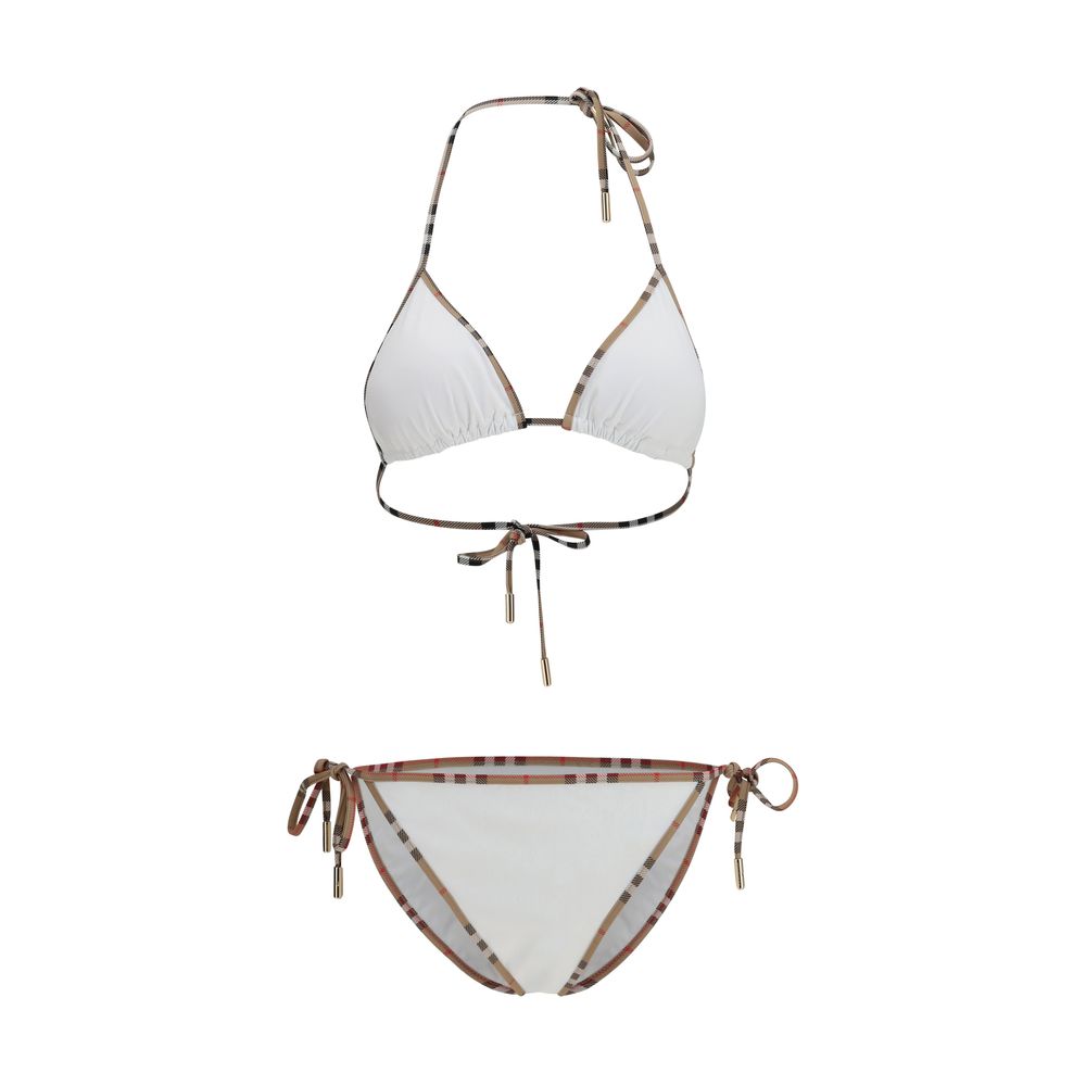 Burberry Bikini en Polyamide Blanc