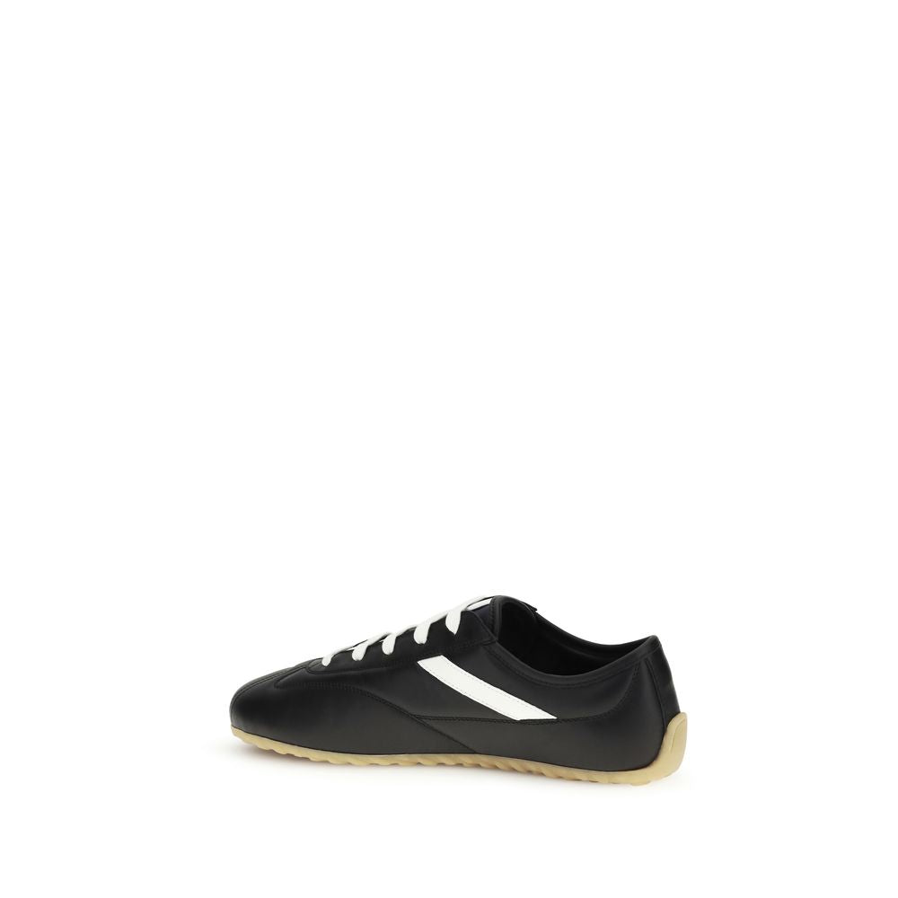 Alexander McQueen Black Low Top Sneakers for Men detail view