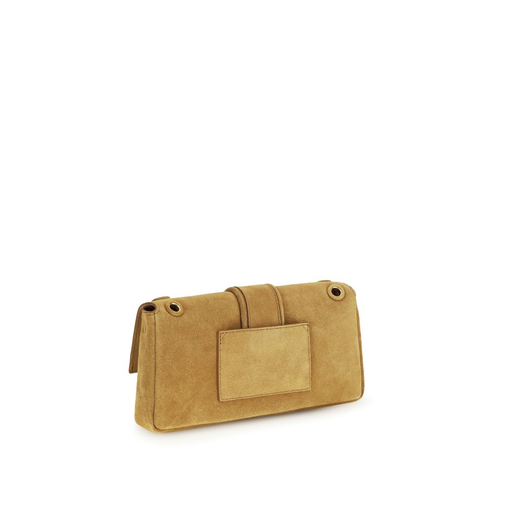Sac Jacquemus en cuir de veau beige Bos Taurus