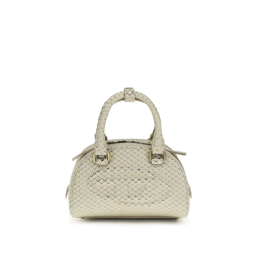 Sac à main Diesel en cuir de veau beige (Bos Taurus)