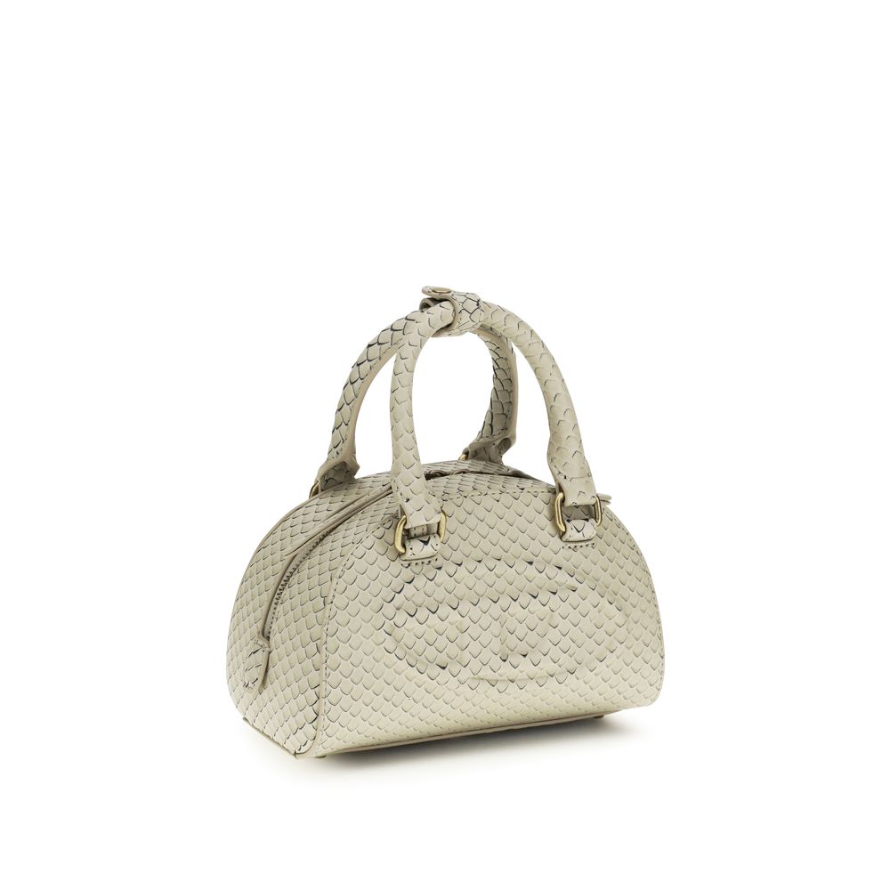 Sac à main Diesel en cuir de veau beige (Bos Taurus)