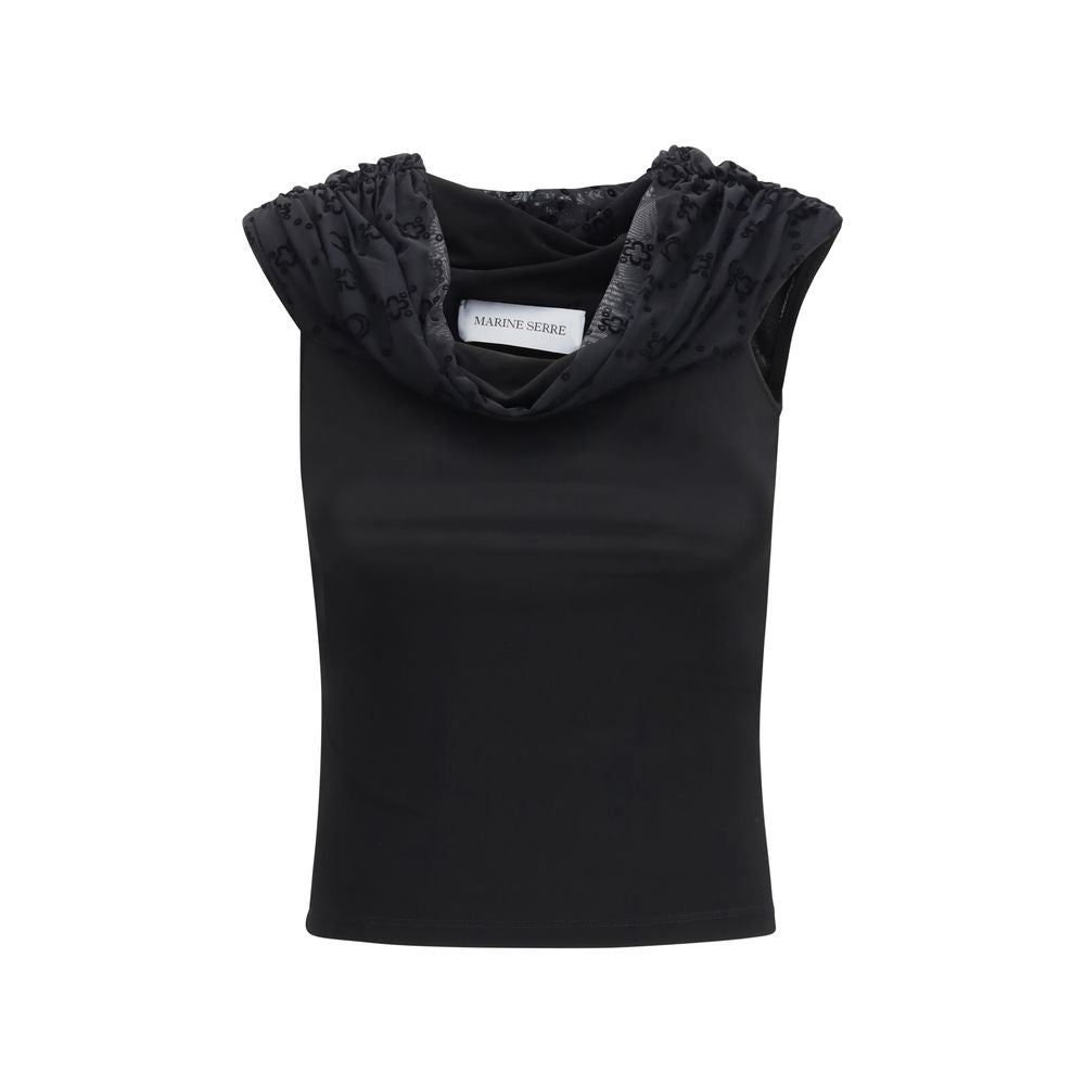 Marine Serre Black Shirt for Women