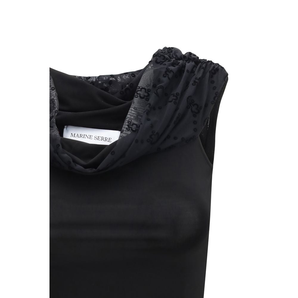 Marine Serre Black Shirt for Women detail view