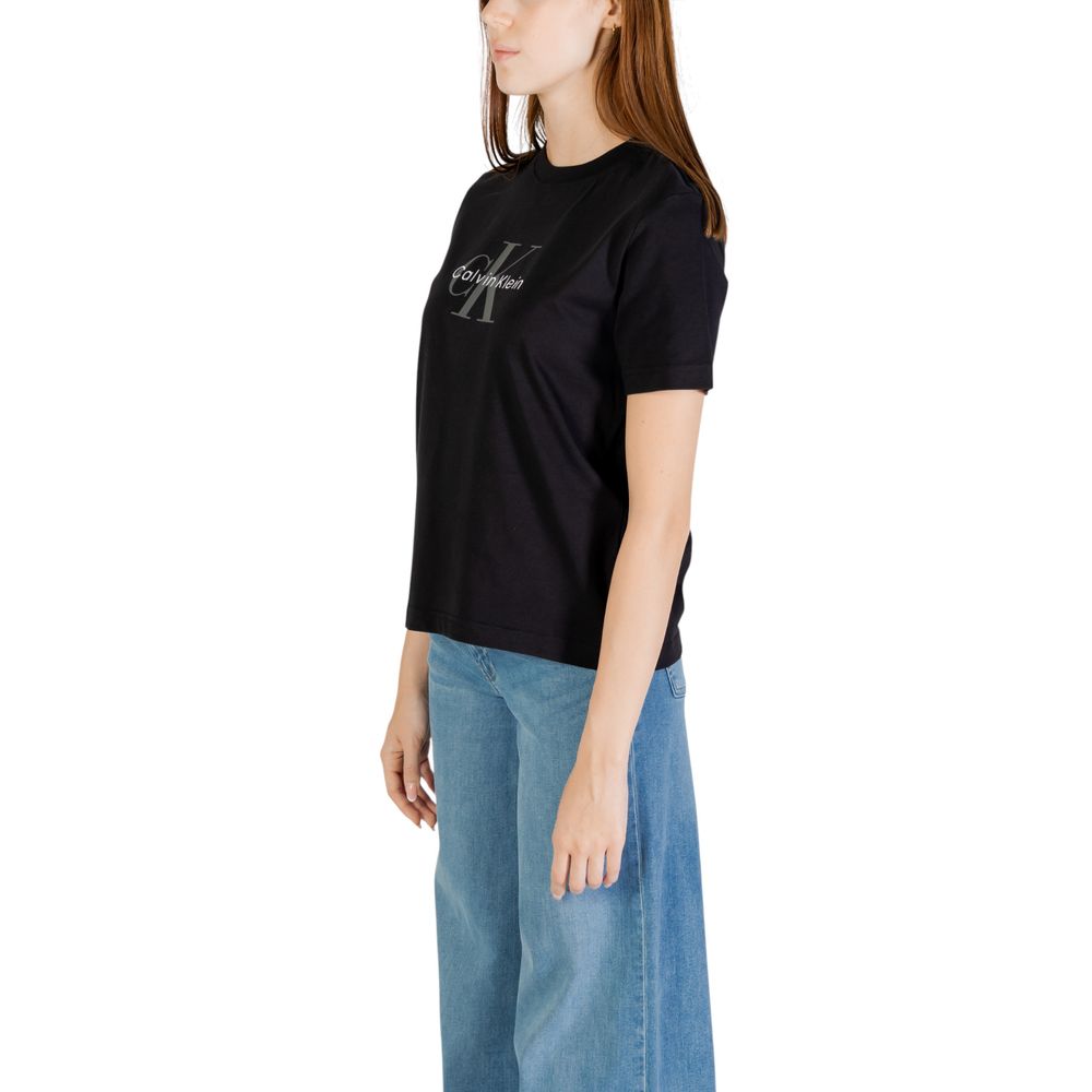 Calvin Klein Jeans Black T-Shirt for Women detail view