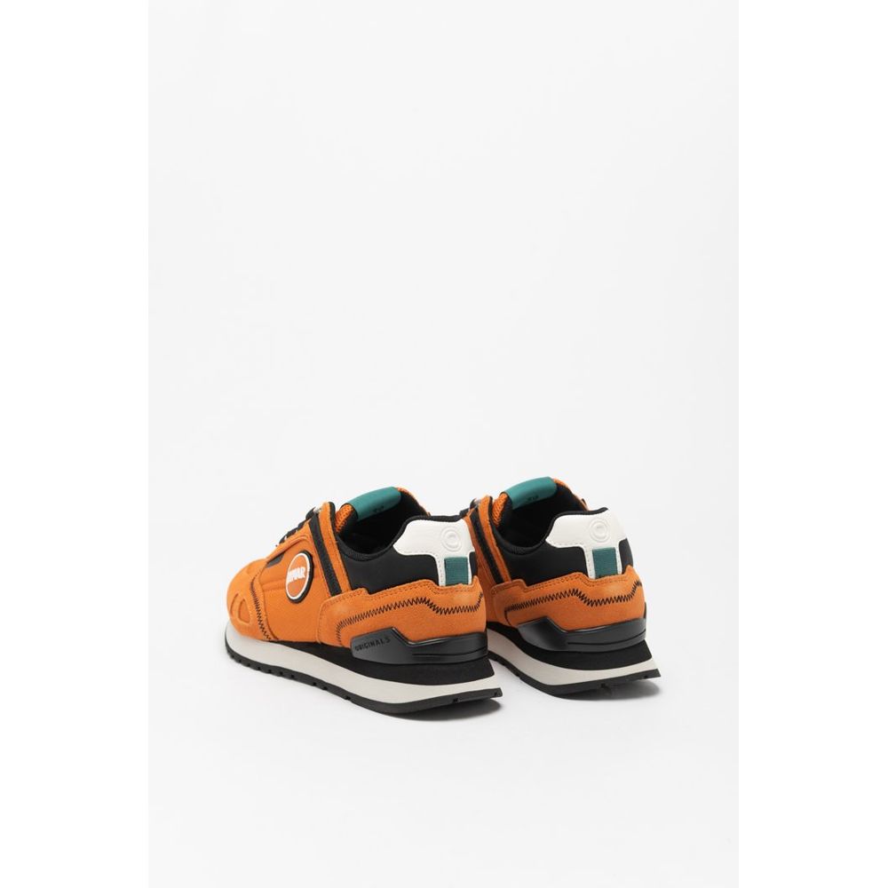 Baskets de sport en cuir orange Colmar