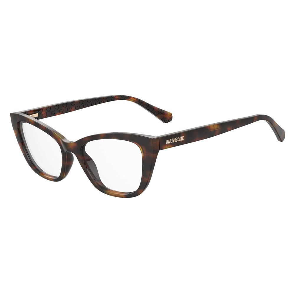 Love Moschino Brown Glasses Frames for Women