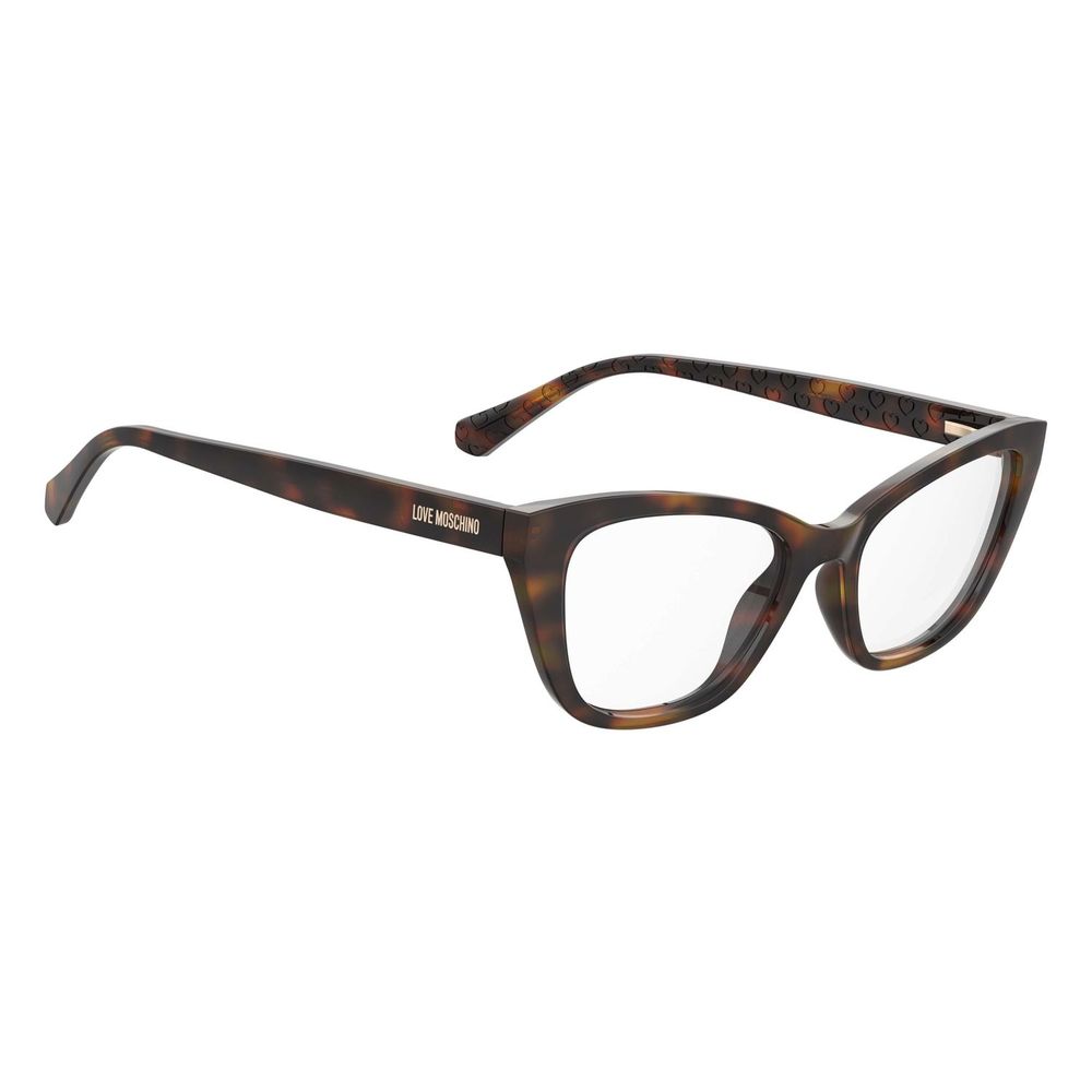 Love Moschino Brown Glasses Frames for Women detail view