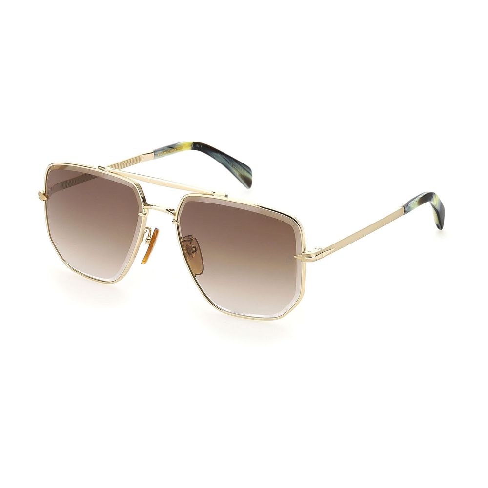 David Beckham Gold Sunglasses for Men