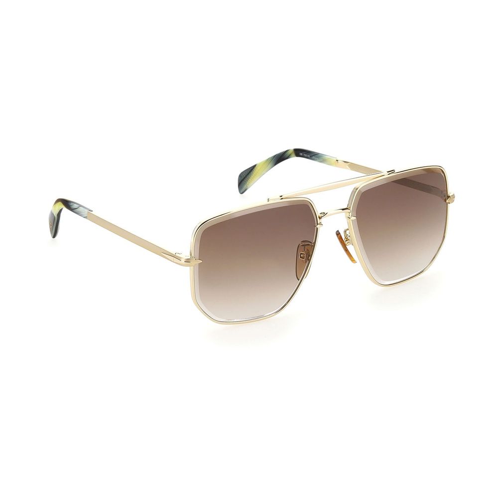 David Beckham Gold Sunglasses for Men detail view