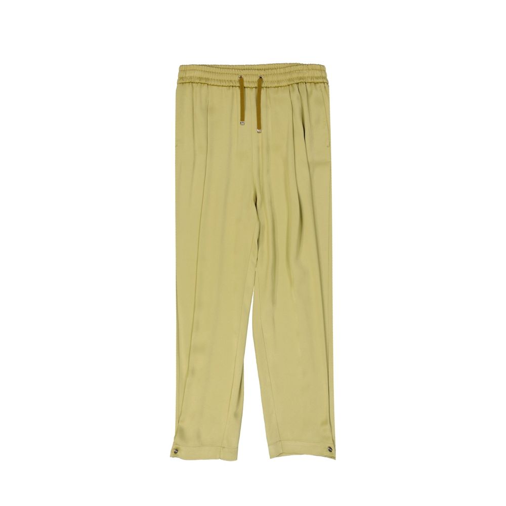 Pantalon décontracté bicolore en acétate Herno
