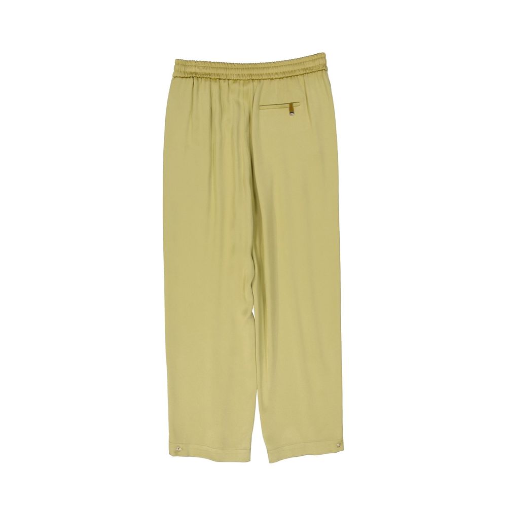 Pantalon décontracté bicolore en acétate Herno