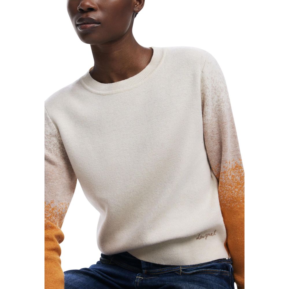 Desigual Beige Sweatshirt for Women side view
