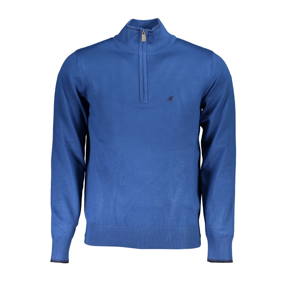 U.S. Grand Blue Viscose Men's Sweater