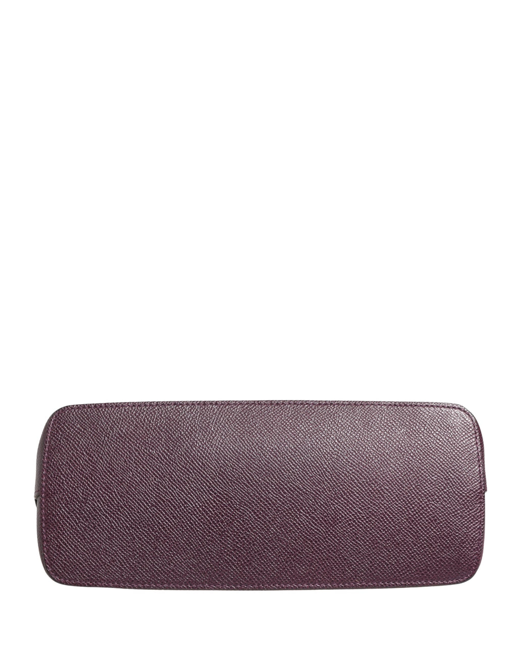 Dolce & Gabbana Portefeuille en cuir violet foncé avec logo DG et fermeture éclair