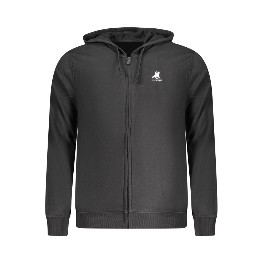 Sweat à capuche pour homme en coton noir U.S. Grand