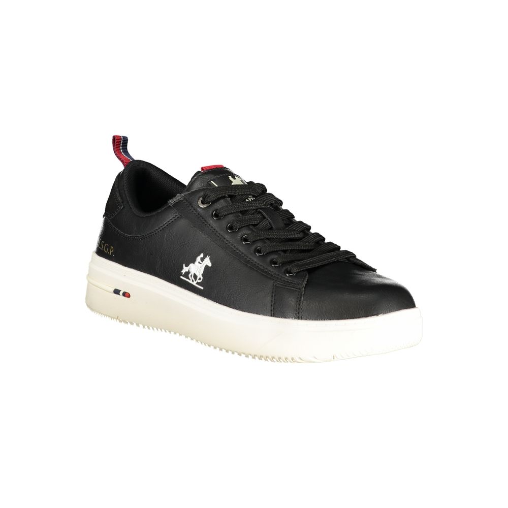 U.S. Grand Polo Black Polyurethane Men Sneaker