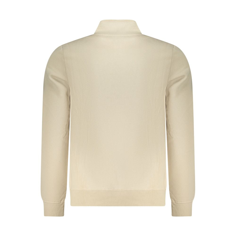 Sweat-shirt homme en polyester beige grand format des États-Unis