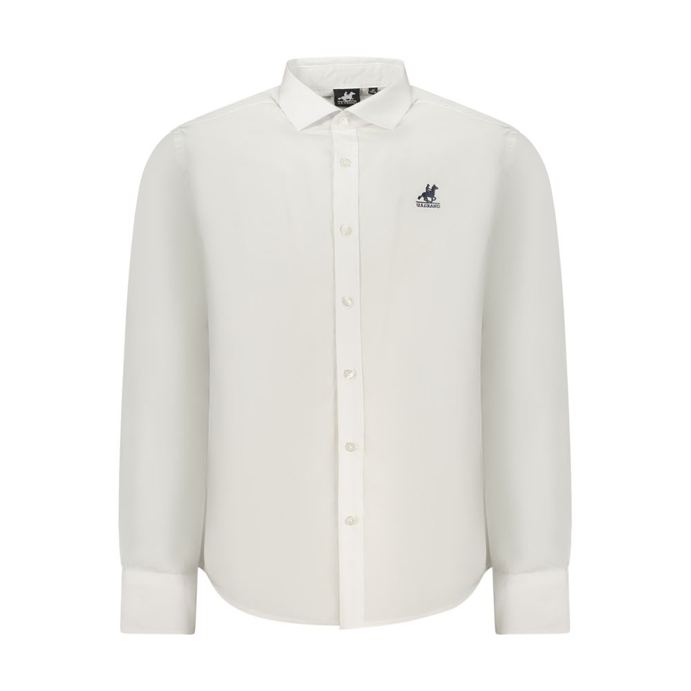 Chemise en coton Grand Bianco pour homme, coupe américaine