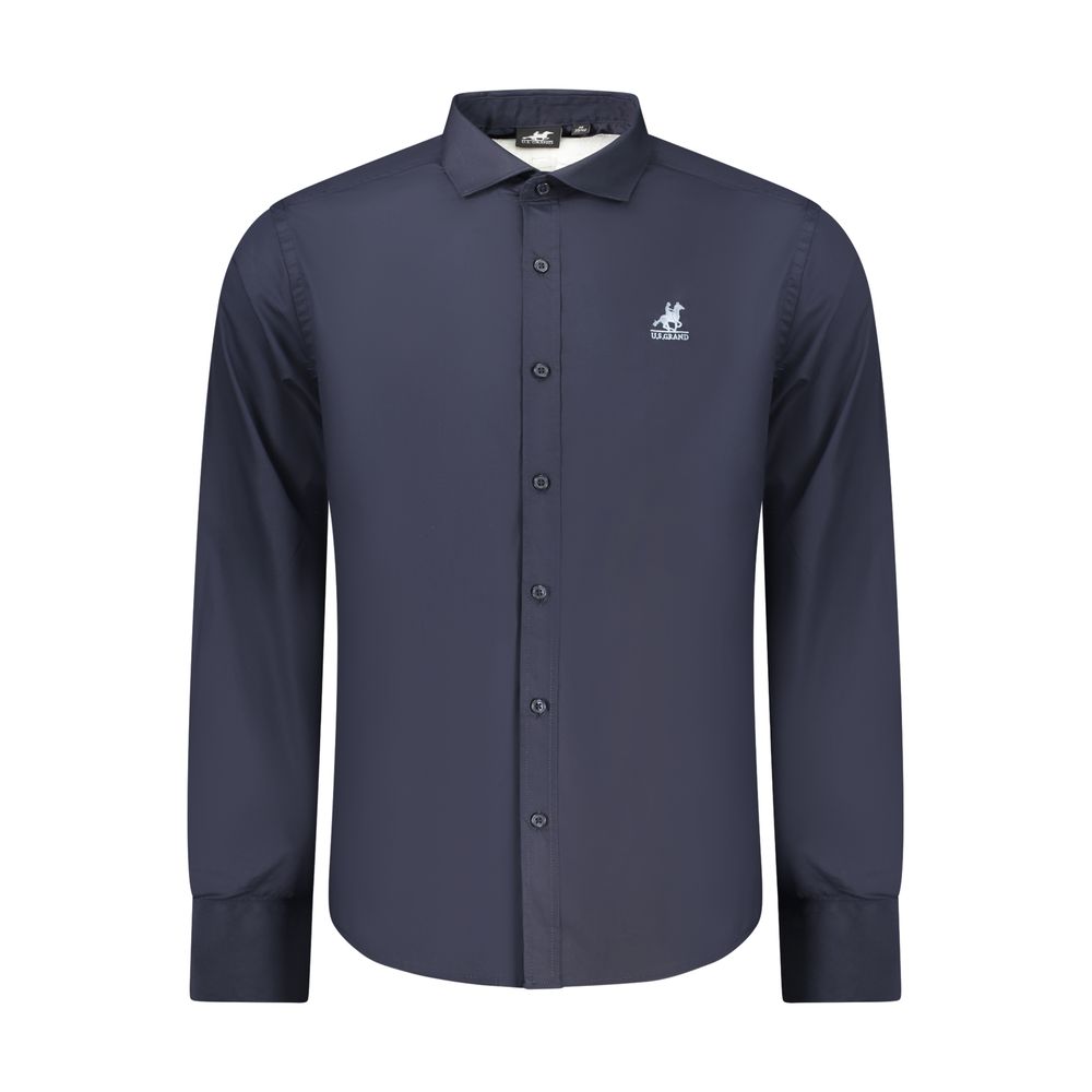 Chemise pour Homme en Coton Bleu Grand Américain