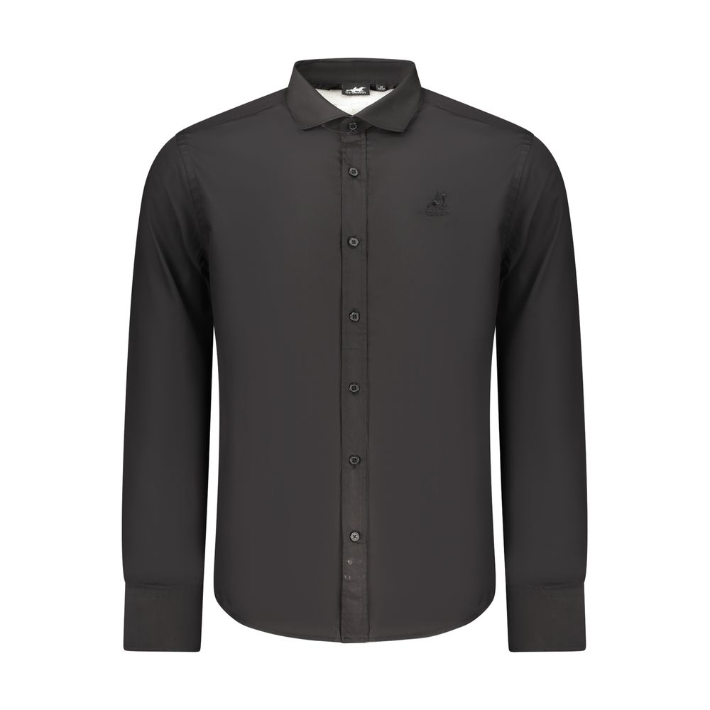Chemise noire en coton pour homme U.S. Grand
