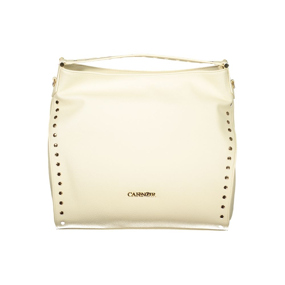 Cafenoir Sac à Bandoulière Femme en Polyuréthane Beige
