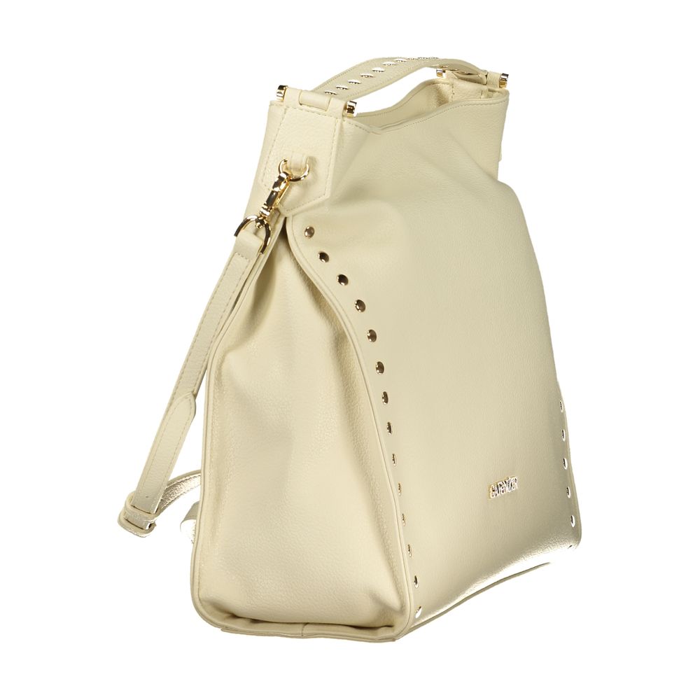 Cafenoir Sac à Bandoulière Femme en Polyuréthane Beige