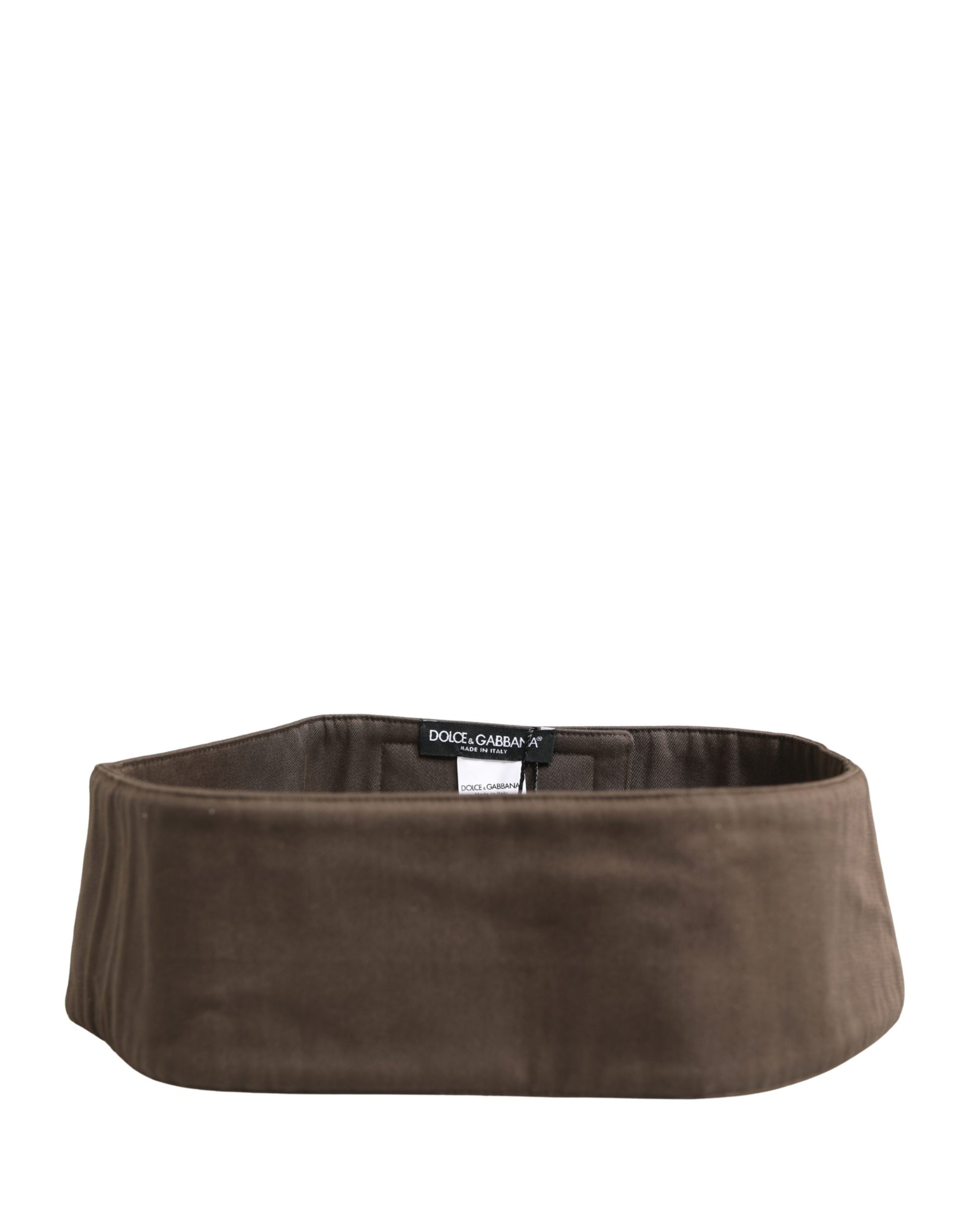 Dolce & Gabbana Brown High Waist Belts for Men