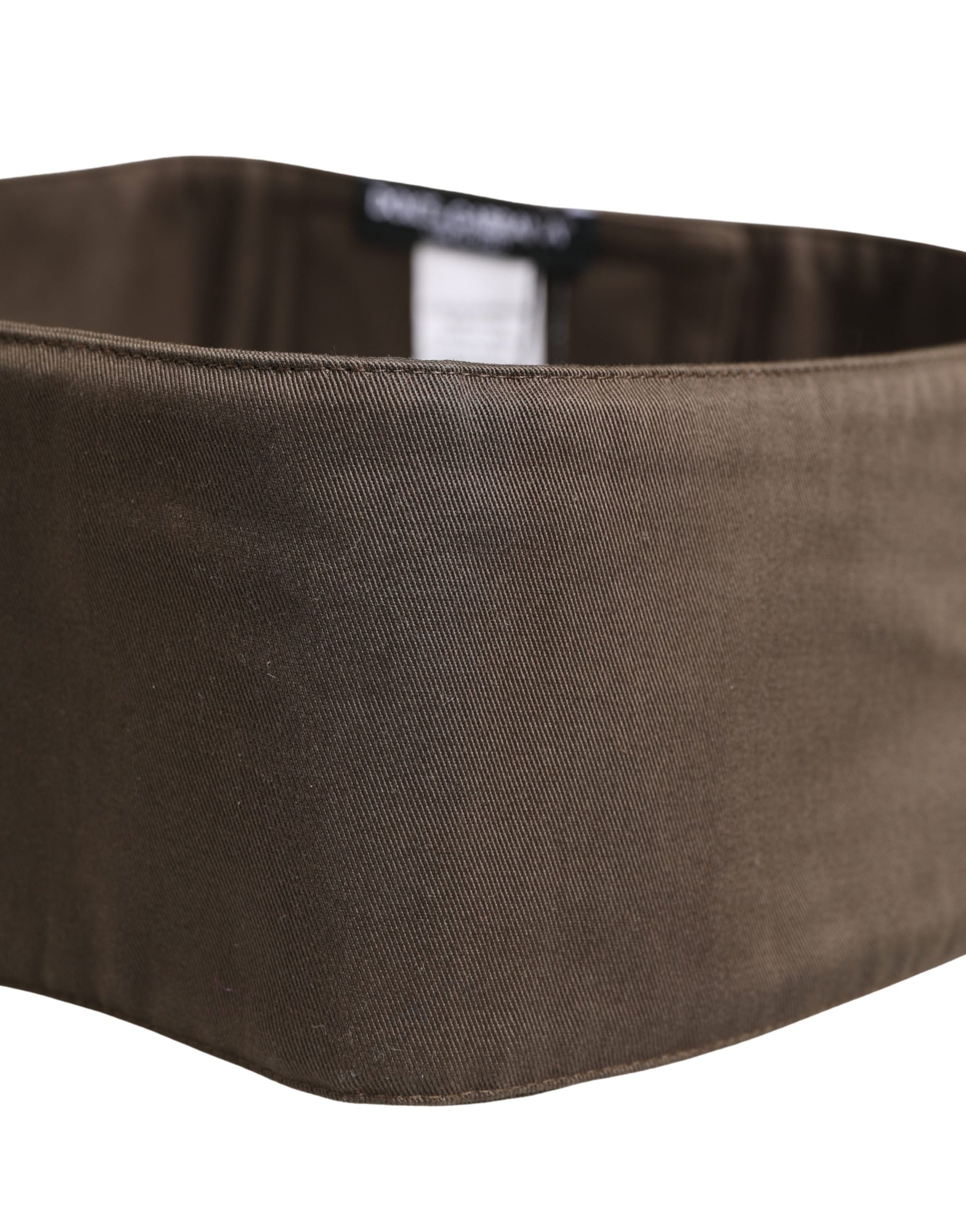 Dolce & Gabbana Brown High Waist Belts for Men detail view