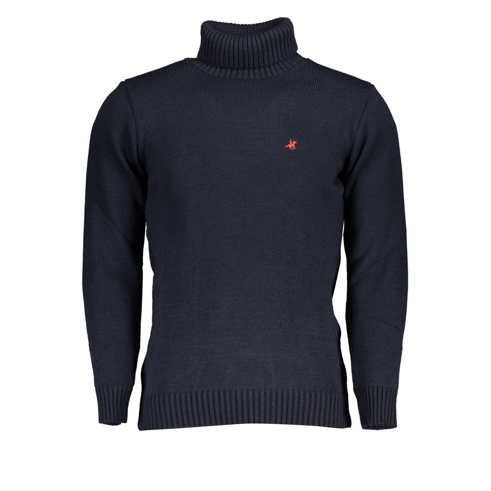 U.S. Grand Blue Acrylic Men Sweater