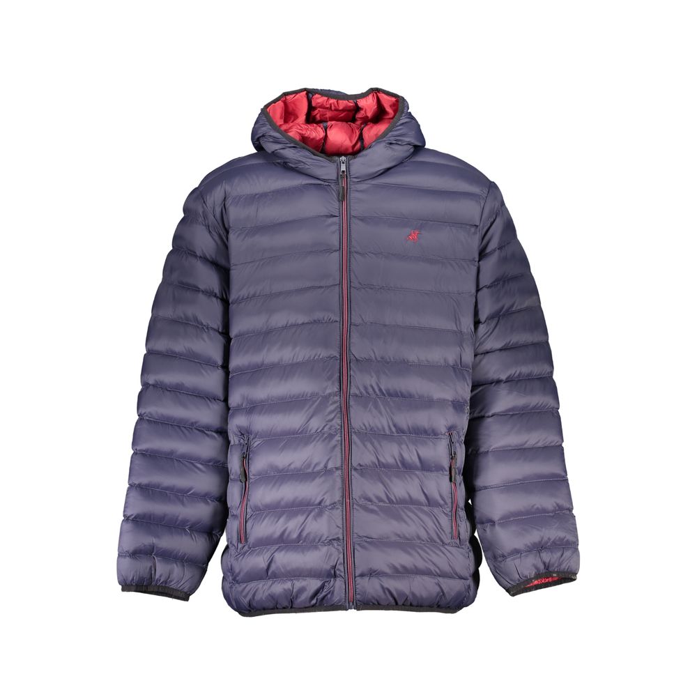 U.S. Grand Blue Polyester Men's Jacket
