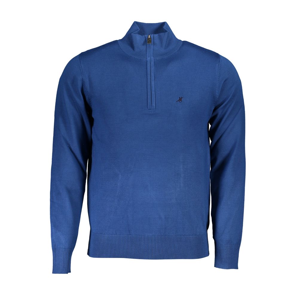 U.S. Grand Blue Viscose Men Sweater