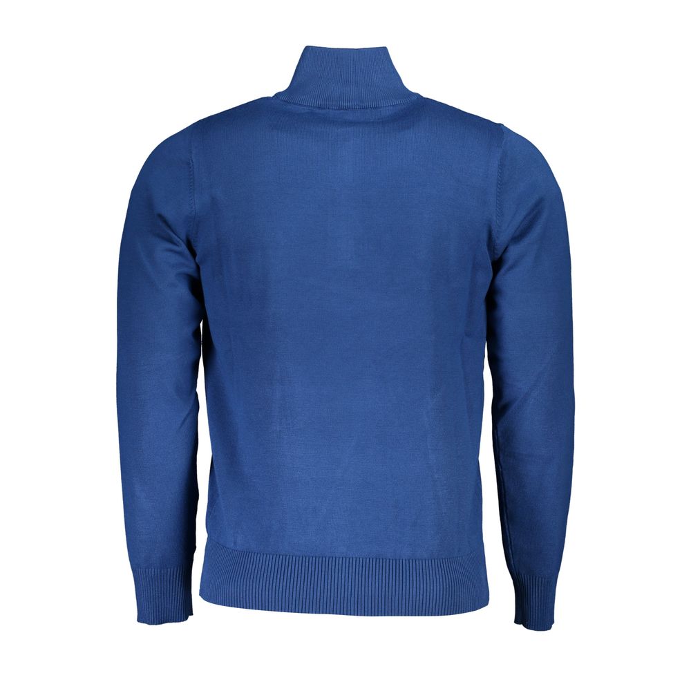 U.S. Grand Blue Viscose Men Sweater