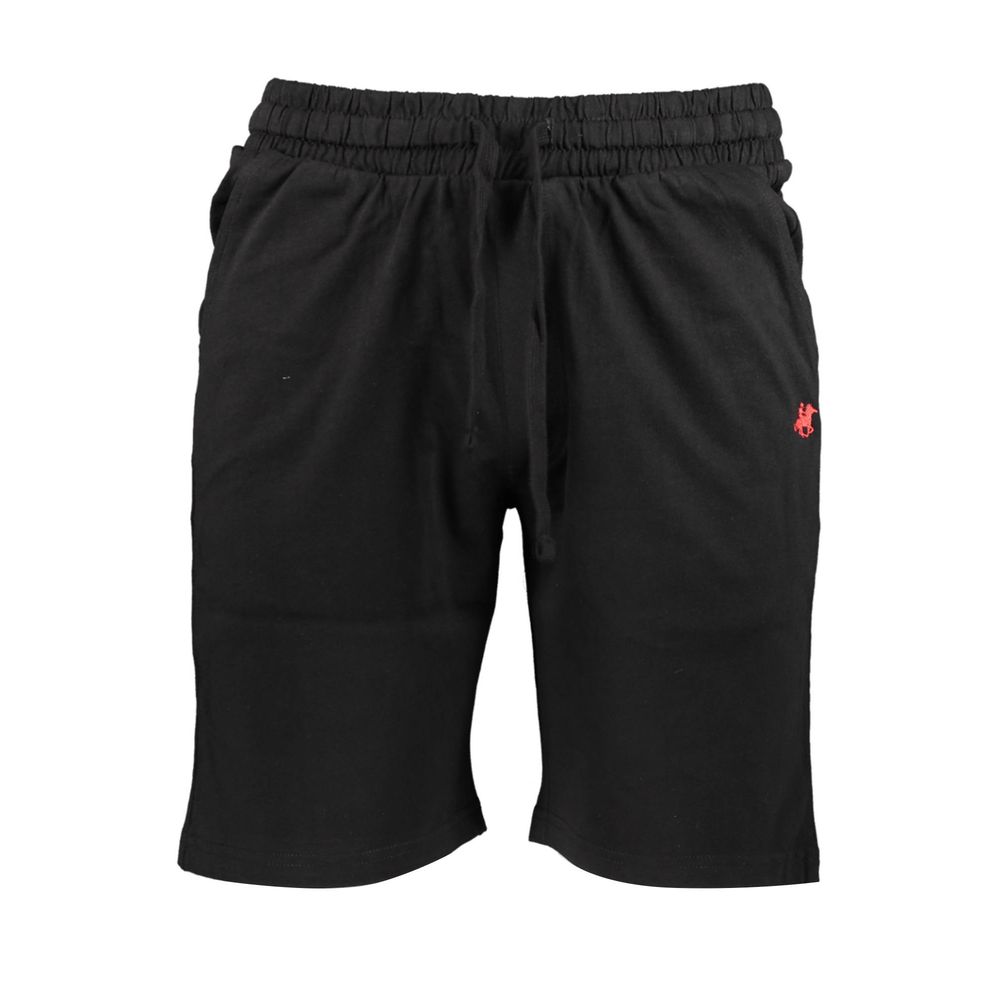 Pantalon de survêtement U.S. Grand noir en coton pour homme