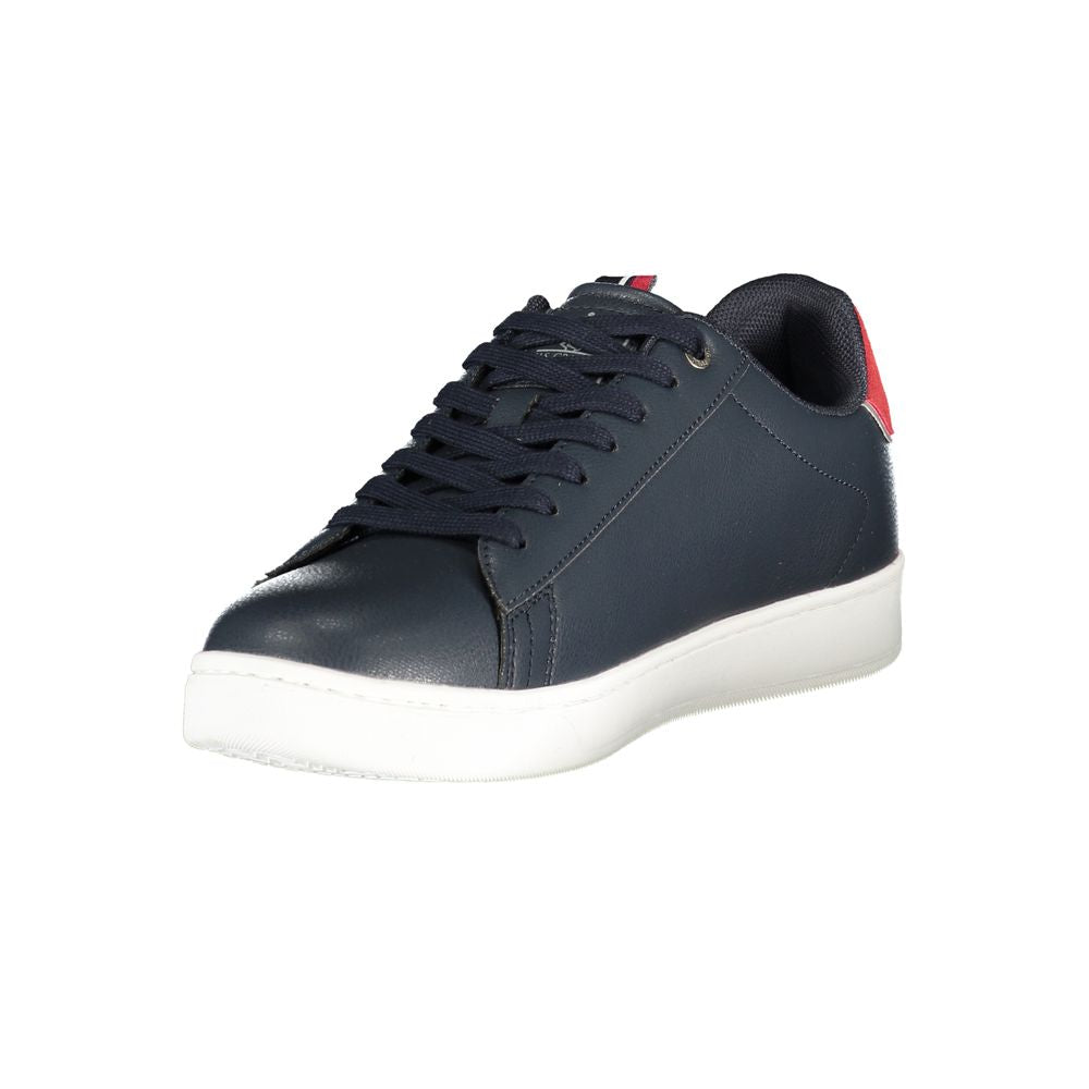 Baskets montantes bleues en polyuréthane pour homme U.S. Grand