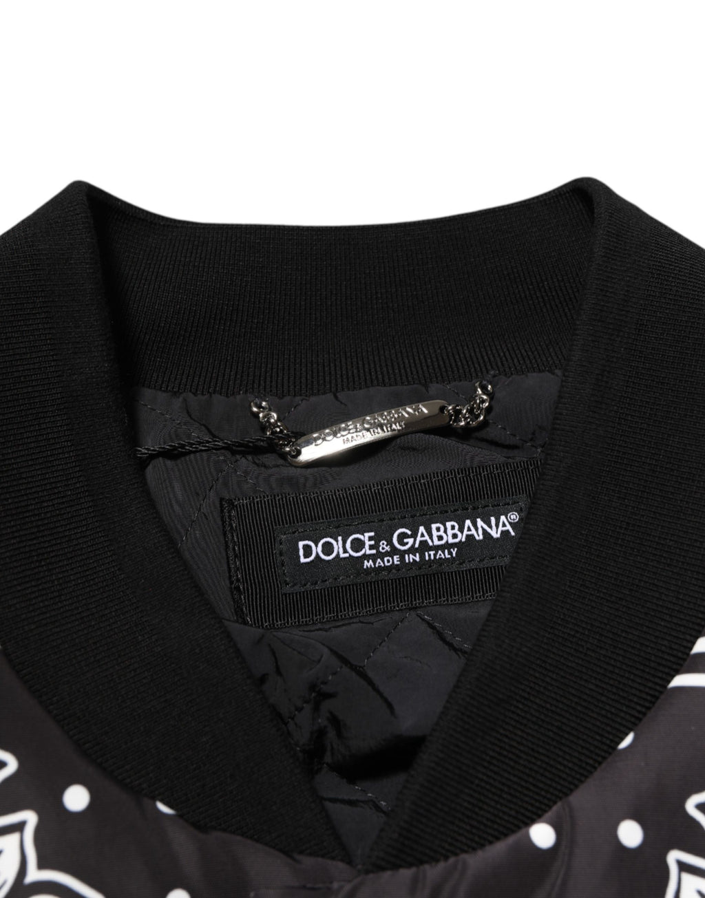 Dolce & Gabbana Black Bomber for Men additional view