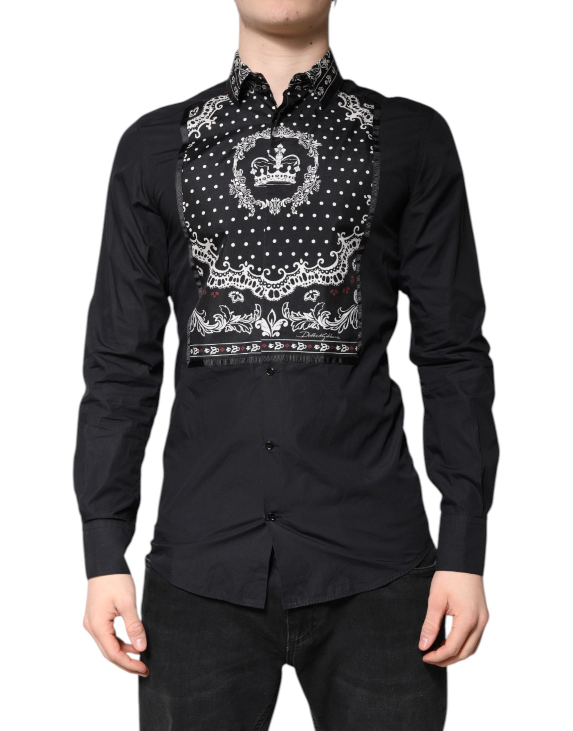 Dolce & Gabbana Black Dress Shirt for Men alternate view