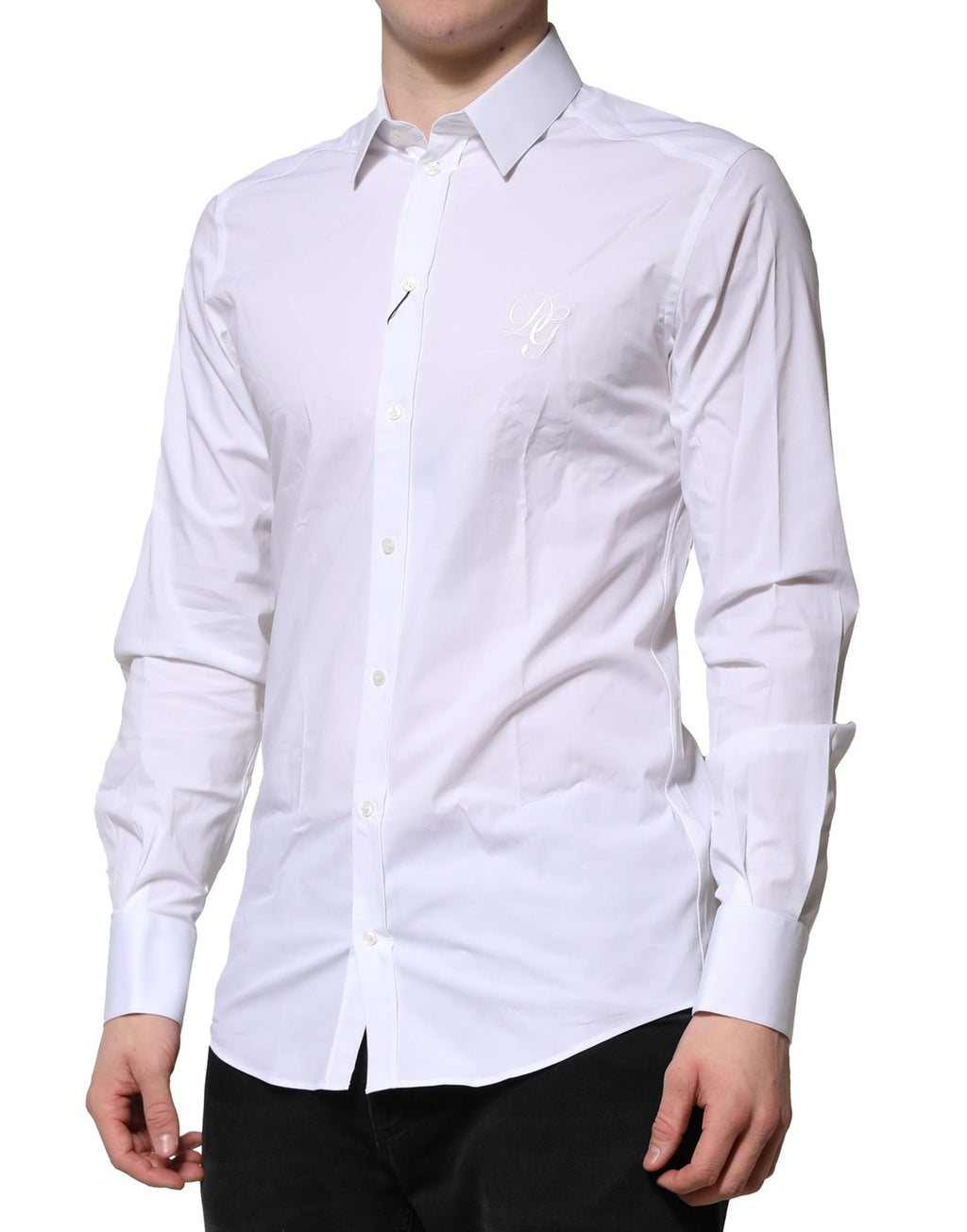 Dolce & Gabbana White Dress Shirt for Men detail view