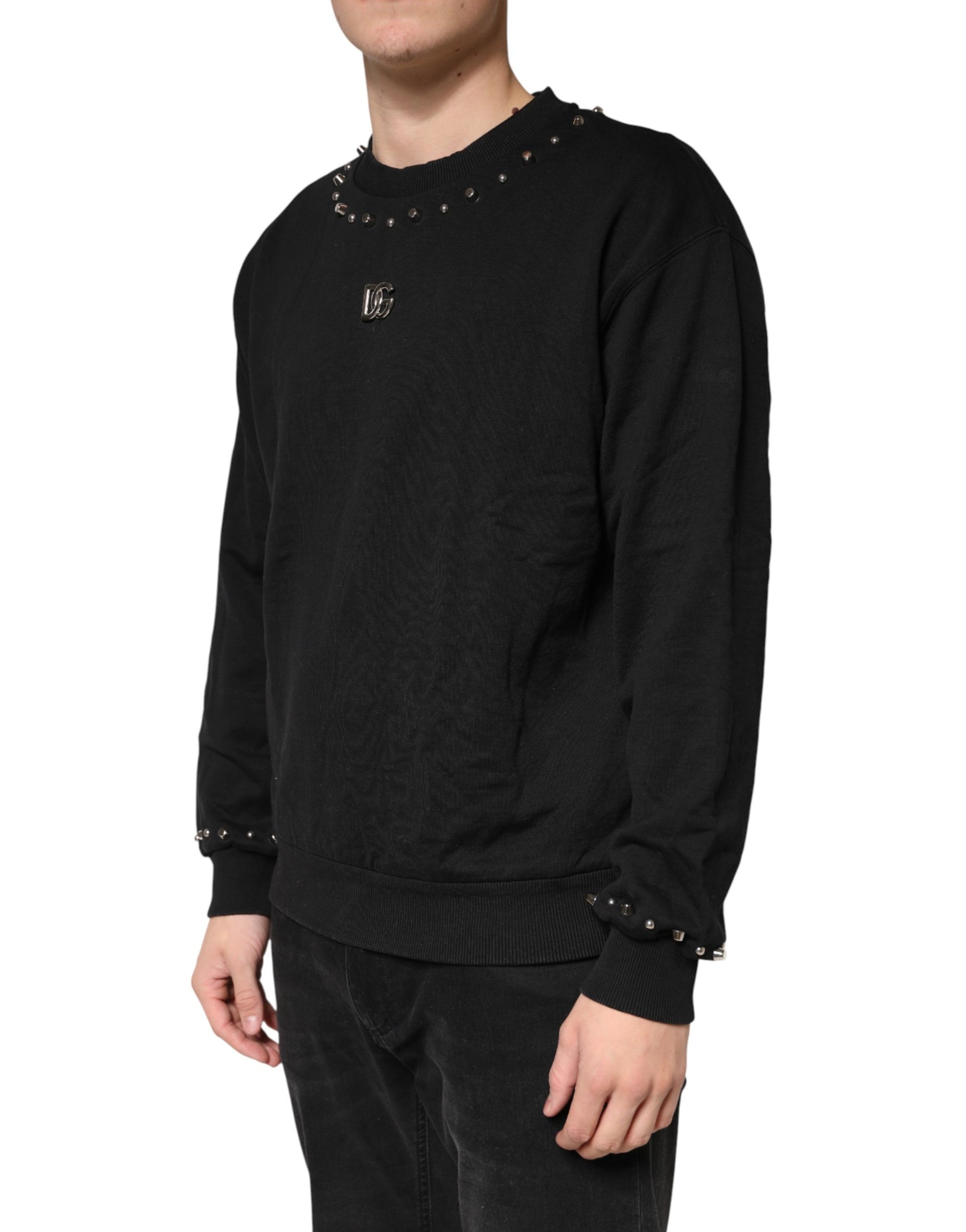 Dolce & Gabbana Black Sweatshirt for Men detail view