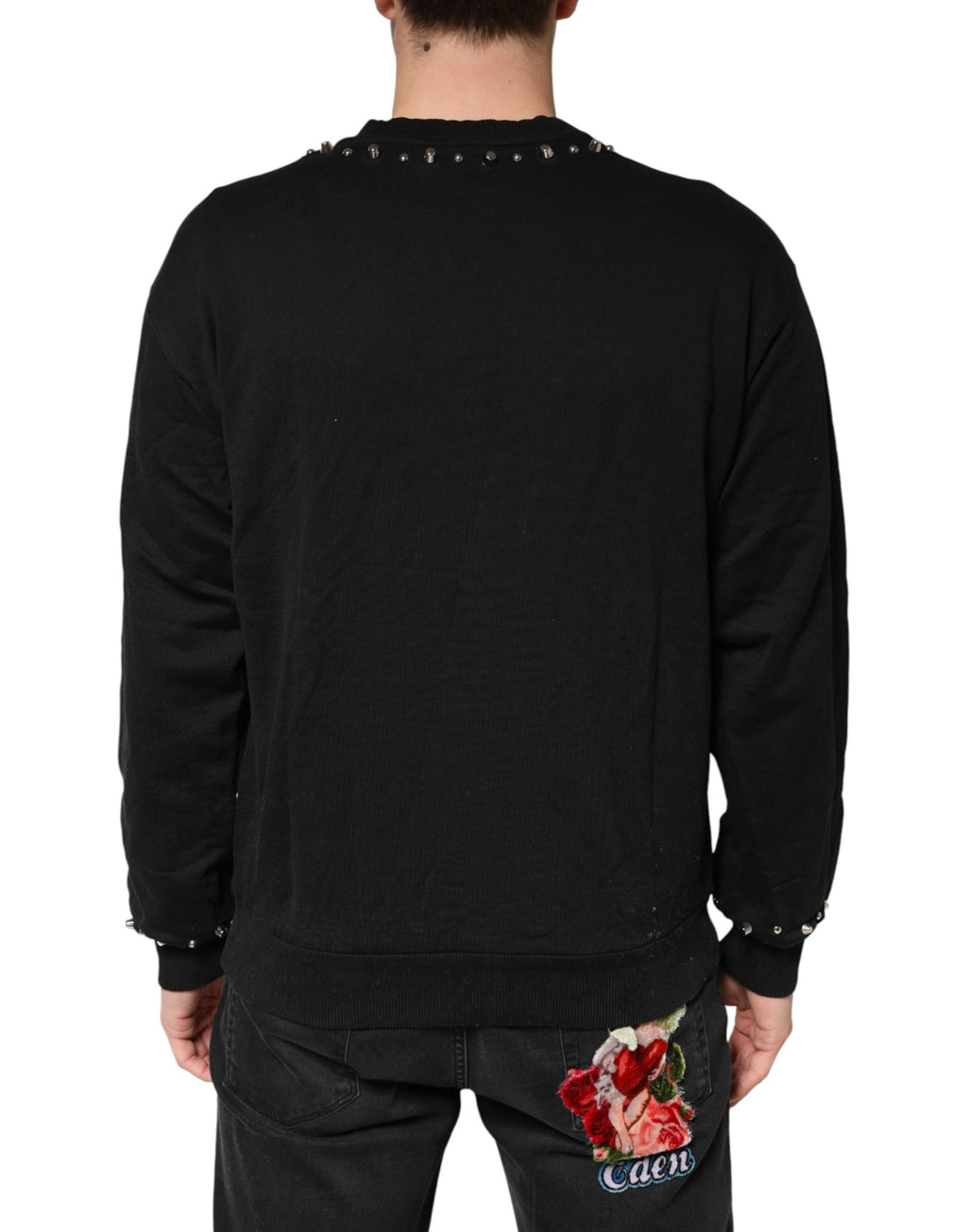 Dolce & Gabbana Black Sweatshirt for Men side view