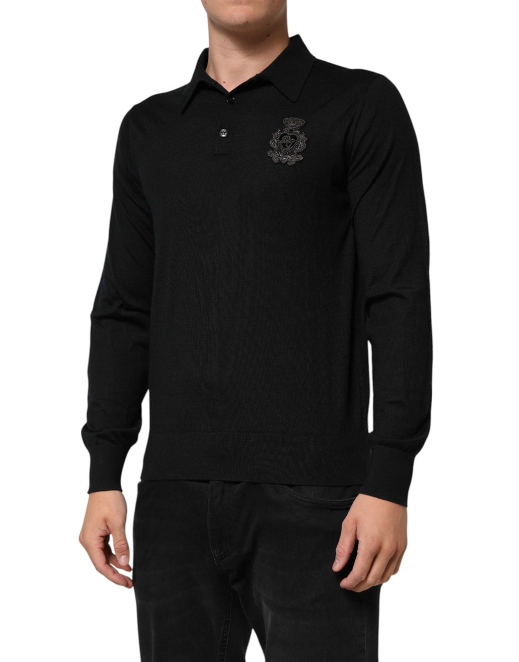 Dolce & Gabbana Black Sweatshirt for Men detail view
