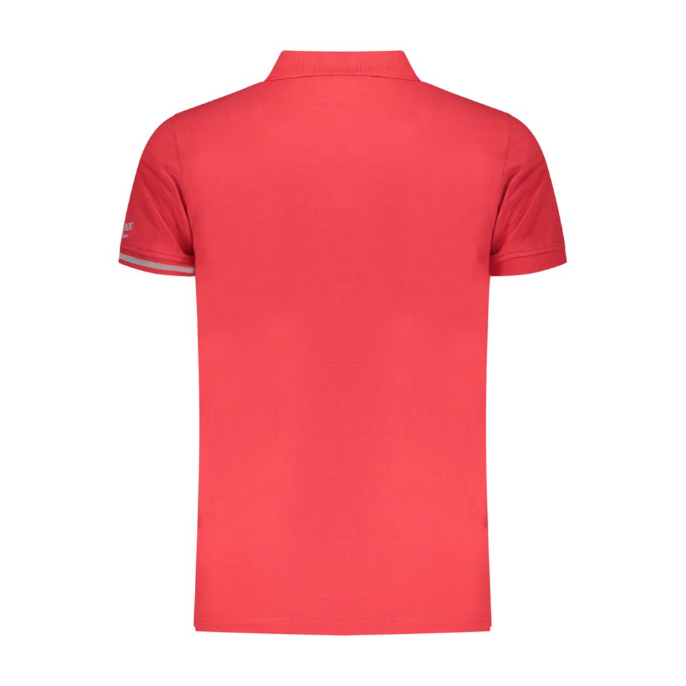Polo en coton rouge Iceberg pour homme