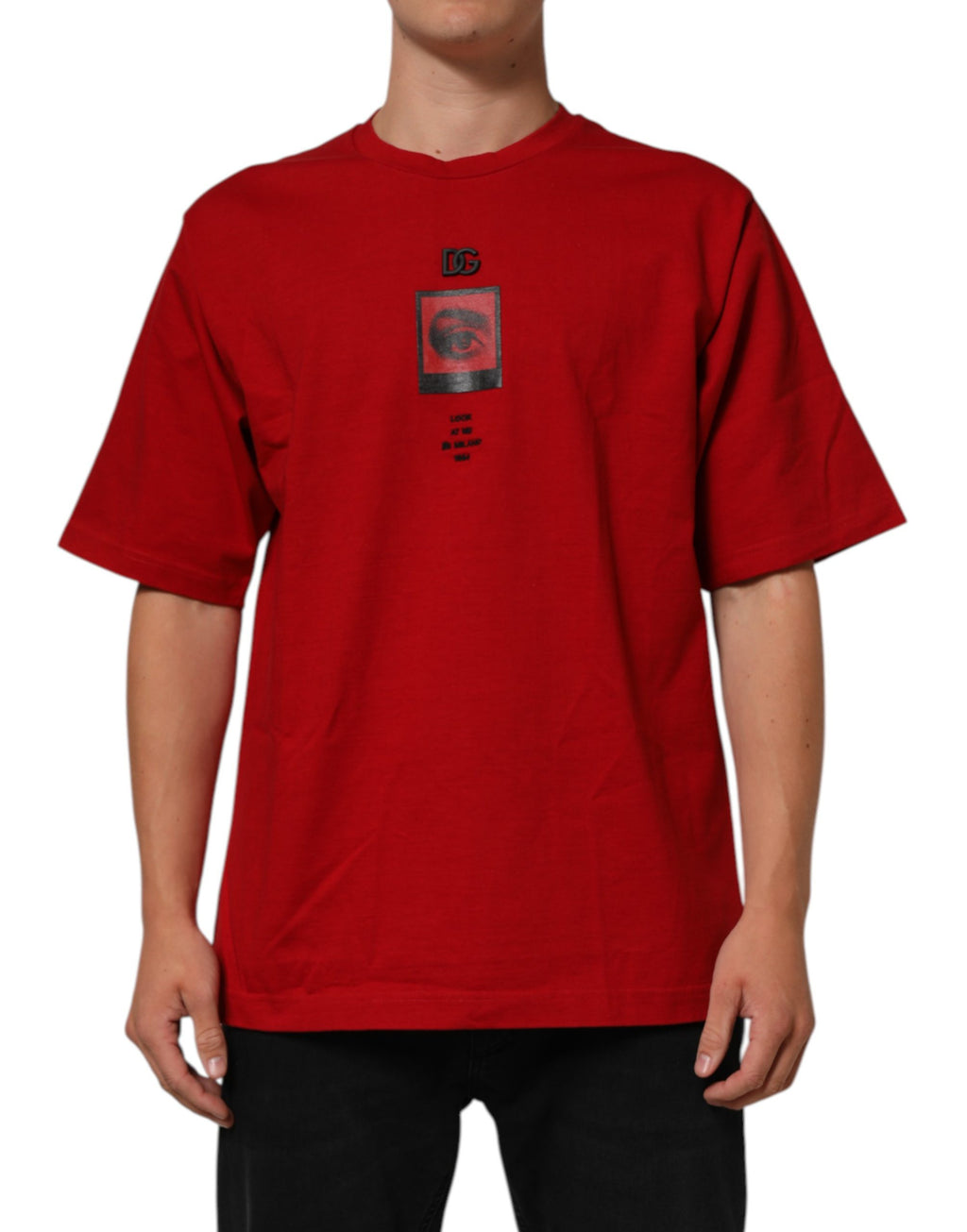 Dolce & Gabbana Red Short-Sleeve Shirt for Men