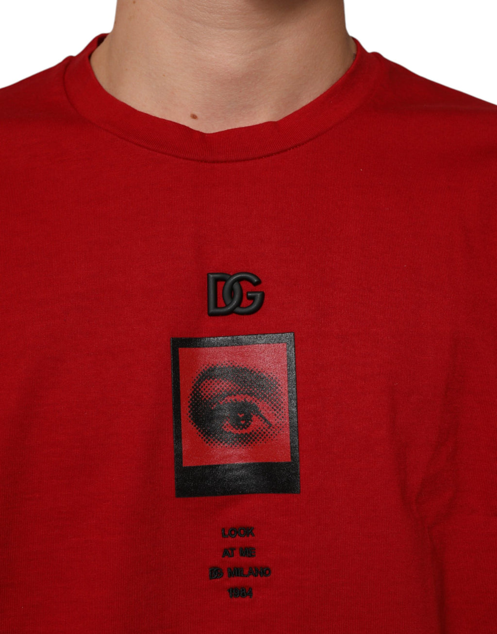 Dolce & Gabbana Red Short-Sleeve Shirt for Men additional view