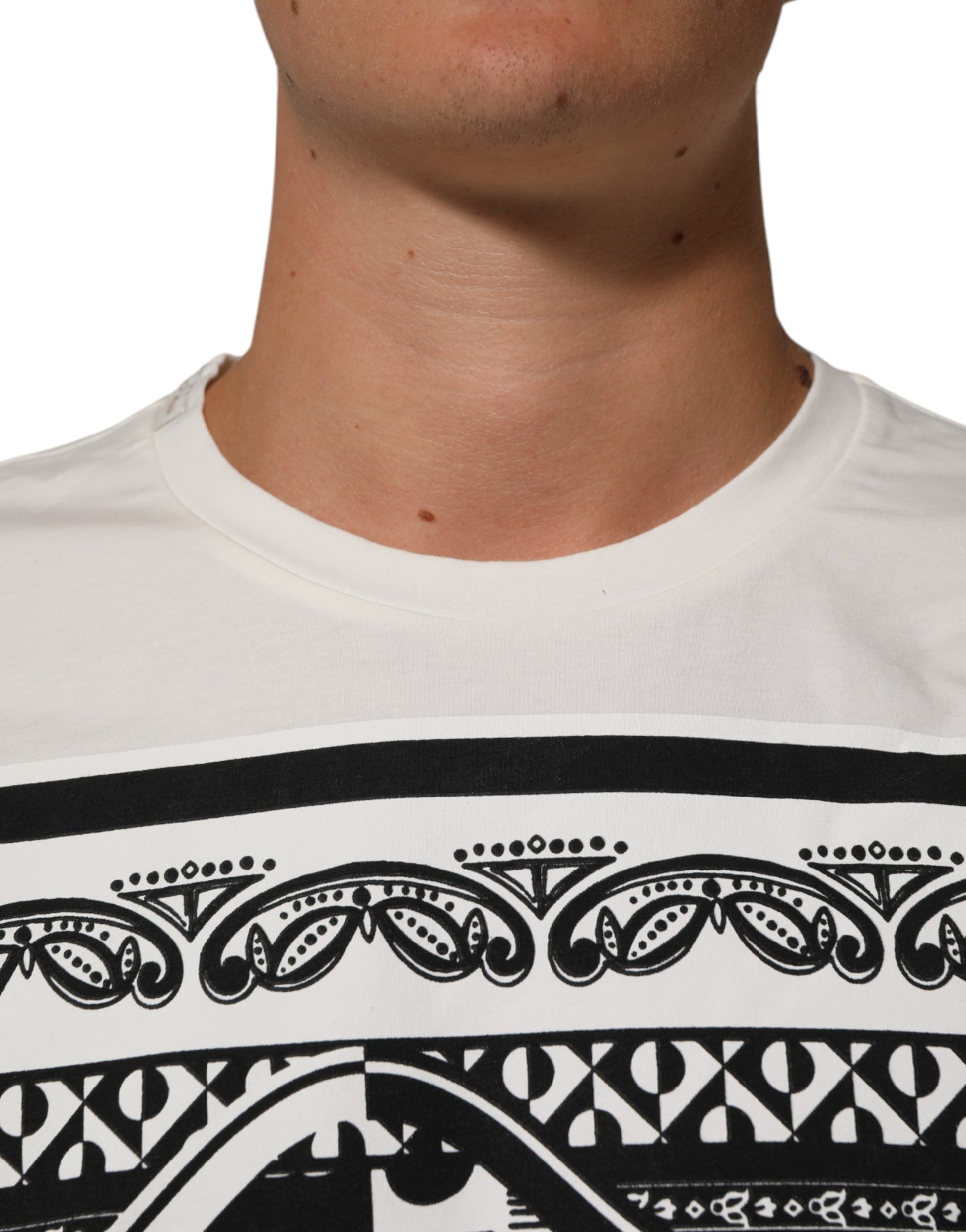 Dolce & Gabbana White Short-Sleeve Shirt for Men additional view